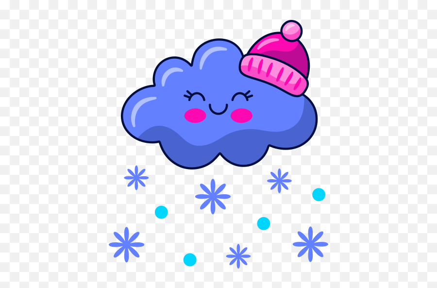 Snowing Stickers - Free Weather Stickers Emoji,Sweat Droplpet Emoji