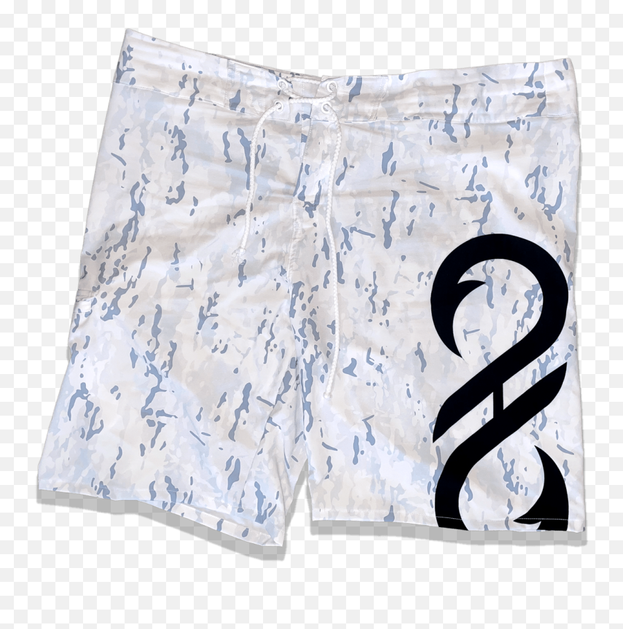 Arctic Camo Boardshorts Emoji,Swim Emoji