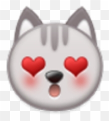 Pussycat Love Freetoedit Pussycat Sticker By Echo4680 Emoji,Cat Emoji With Heart Eyes