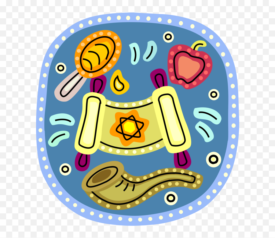 Hebrew Jewish Rosh Hashanah Png - Rosh Hashanah Clip Art Emoji,Rosh Hashanah Emoji