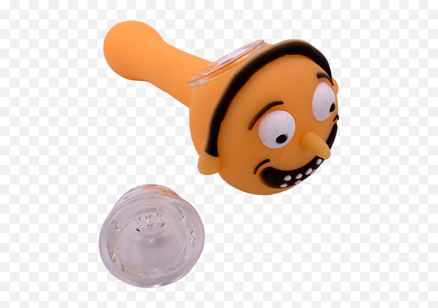 45 Morty Slicone Hand Pipe - Mushroom New Orleans Emoji,Pipe Smoking Emoji