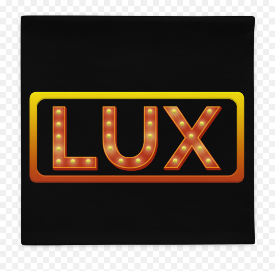 Lux Nightclub Pillow Case Emoji,Lux Emoji