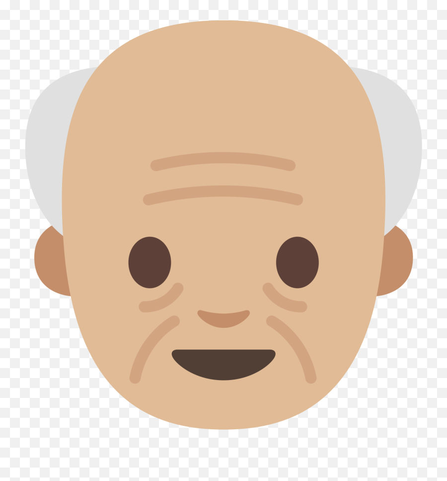 Old Man Emoji Clipart - Old Man Icon Png,Crying Baby Emoji