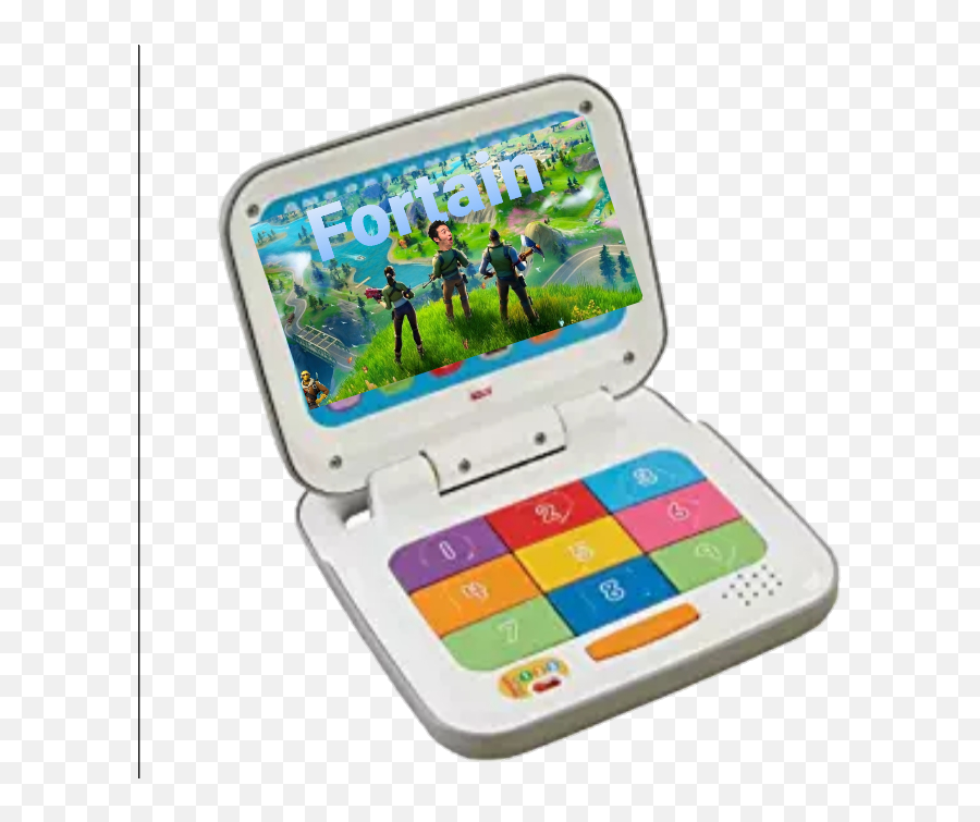 Concept For How Fortnite Would Look - Fisher Price Laptop Emoji,Frog And Tea Emoji