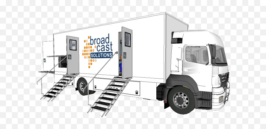 Outside Broadcasting Sticker By Broadcast Solutions Gmbh - Commercial Vehicle Emoji,Moving Truck Emoji