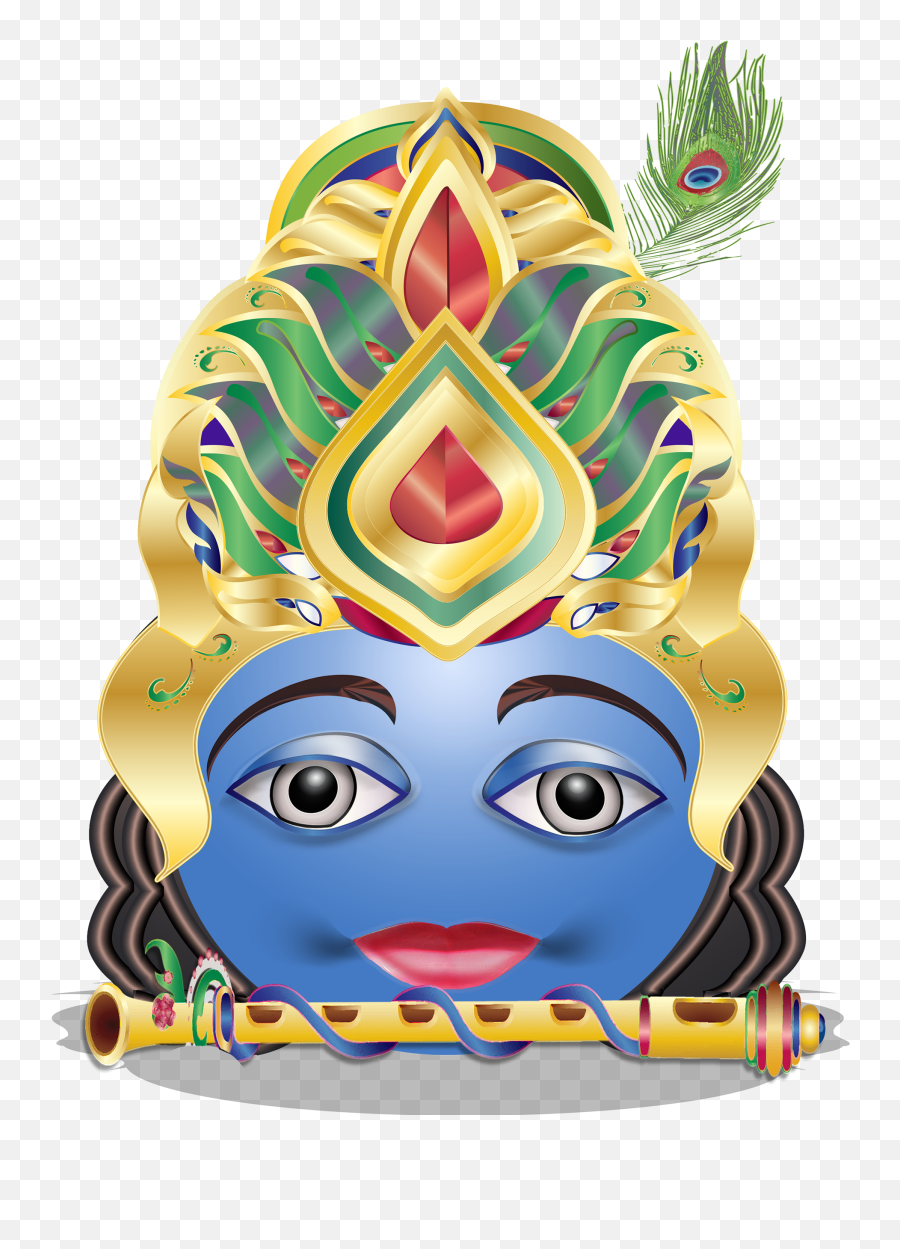 Free Image On Pixabay - Krishna Emoticon Smiley Hindu Hindu Emoji,Ninja Emoji