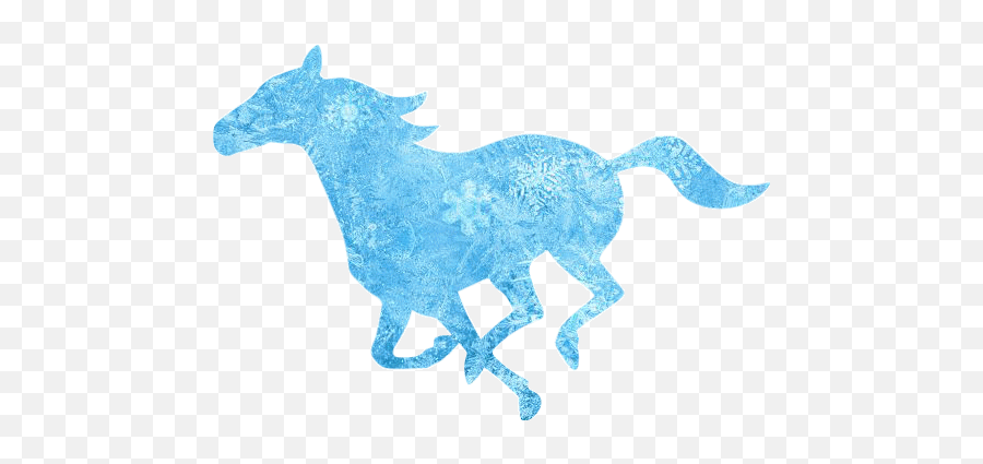 Ice Horse Icon - Running Horse Svg Emoji,Horse Emoticon On Facebook