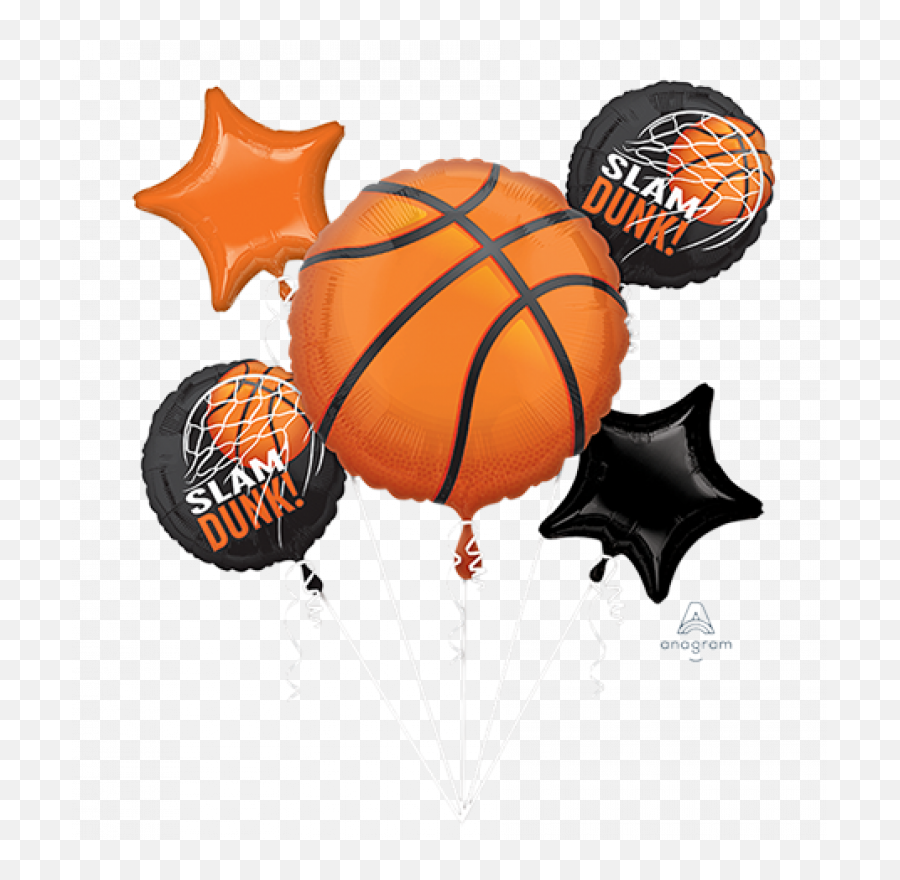 Bouquet Basketball Sports Happy - Birthday Basketball Balloons Emoji,Emoji Party Bag Fillers