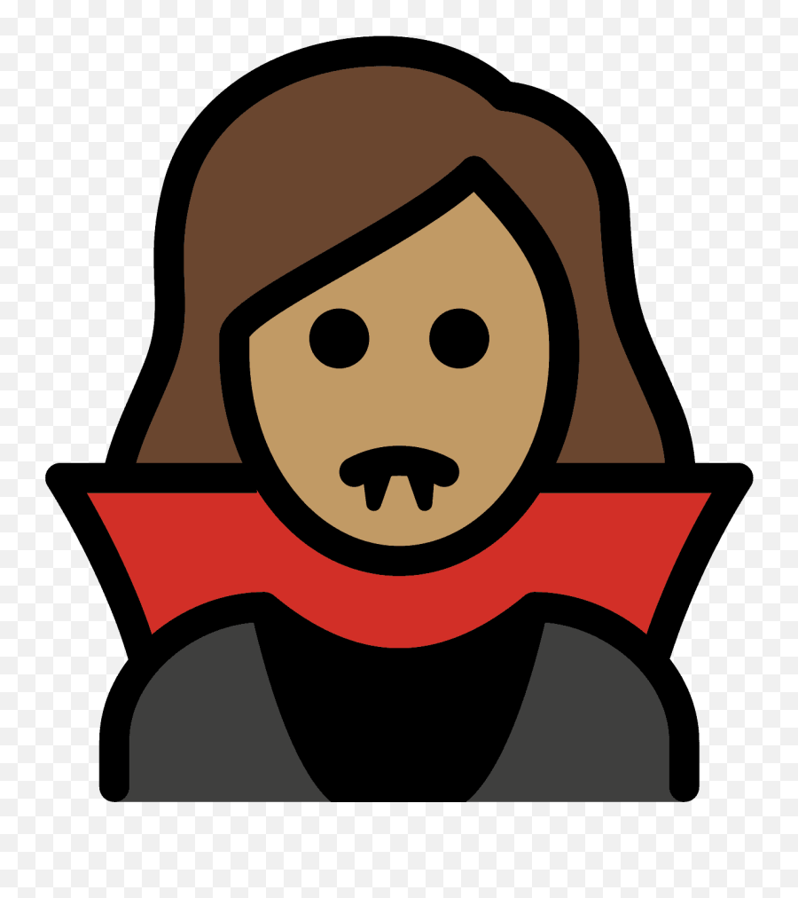 Woman Vampire Emoji Clipart - Clipart Free Deaf Woman,Fairy Emoji Android