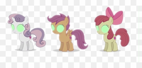 1977672 - Safe Apple Bloom Scootaloo Sweetie Belle Earth Cutie Mark Crusaders Hypnosis Emoji,Mlp Emotion Cutimark