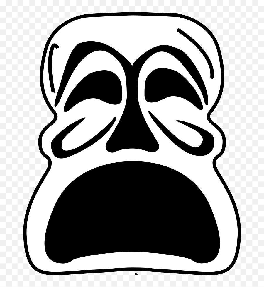 Nail Biting Emoji Gif - Theatre Mask Sad Clipart,Biting Nails Emoji