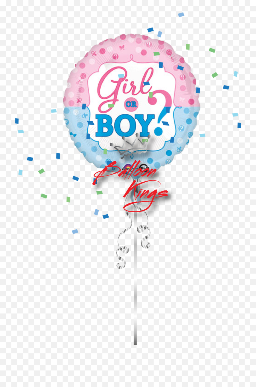 Gender Reveal Boy Or Girl - Boy Or Girl Foil Balloon Emoji,Emoji Make Boy And Girl