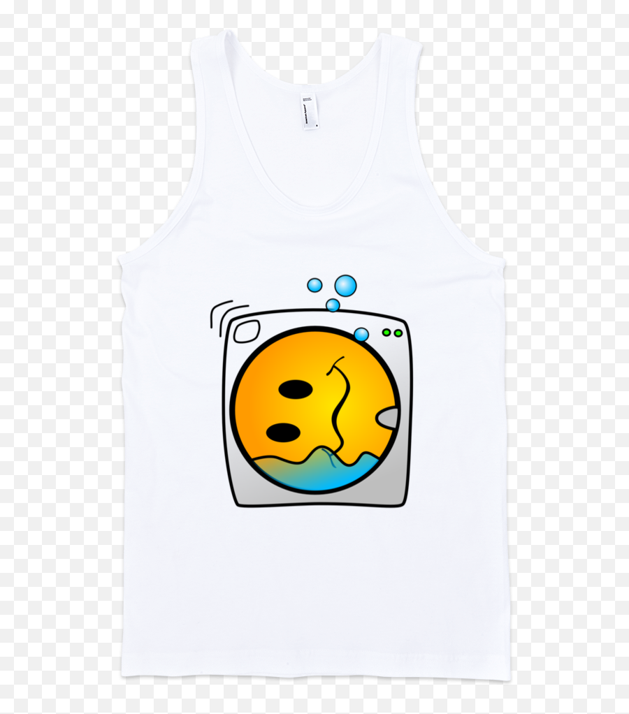 Laundry Smiley Fine Jersey Tank Top Unisex - Love India Shirt Emoji,Anime Cat Emoticon