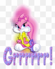 Grrrr Pas Content Etc - Lapin Rose Dessin Animé Emoji,Je Suis Fache Emoticon