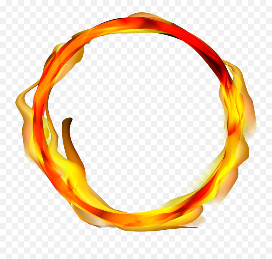 Download Fire Of Ring Vector Flame Png - Vector Ring Of Fire Png Emoji,Fire Emoticon Hd