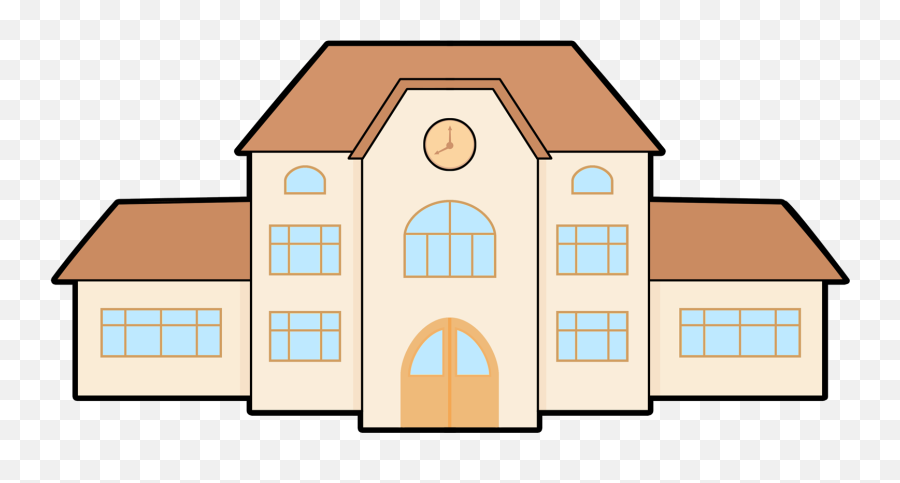 Building Free To Use Clip Art 2 - Clipartix High School Building Cartoon Png Emoji,Building Emoji