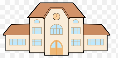 Building Free To Use Clip Art 2 - Clipartix High School Building Cartoon Png Emoji,Building Emoji