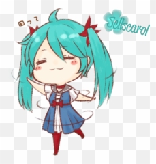 Anime Anime Chibi Hatsune - Hotsumi Miku Dancing Gif Emoji,Pixiv Emoticons