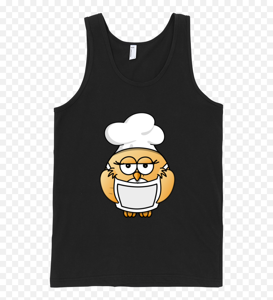 Lady Owl Fine Jersey Tank Top Unisex - American Apparel Fine Jersey Tank Grey Emoji,Crazy Lady Emoticon