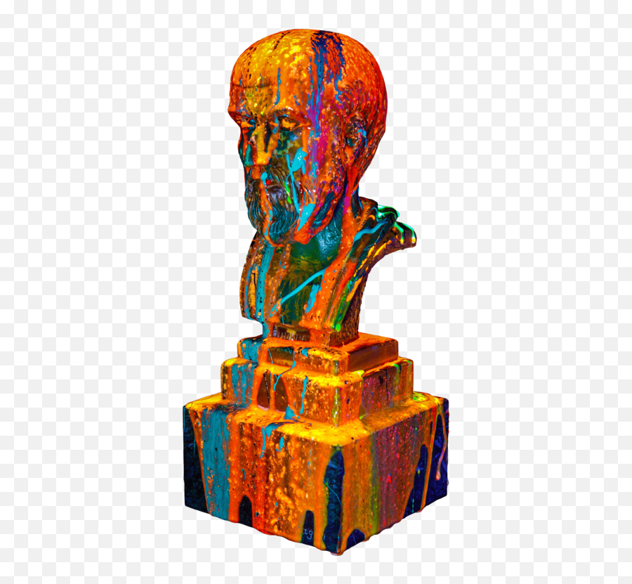Sculpture Acrylic Resin - Statue Emoji,Hippocrates On Emotions