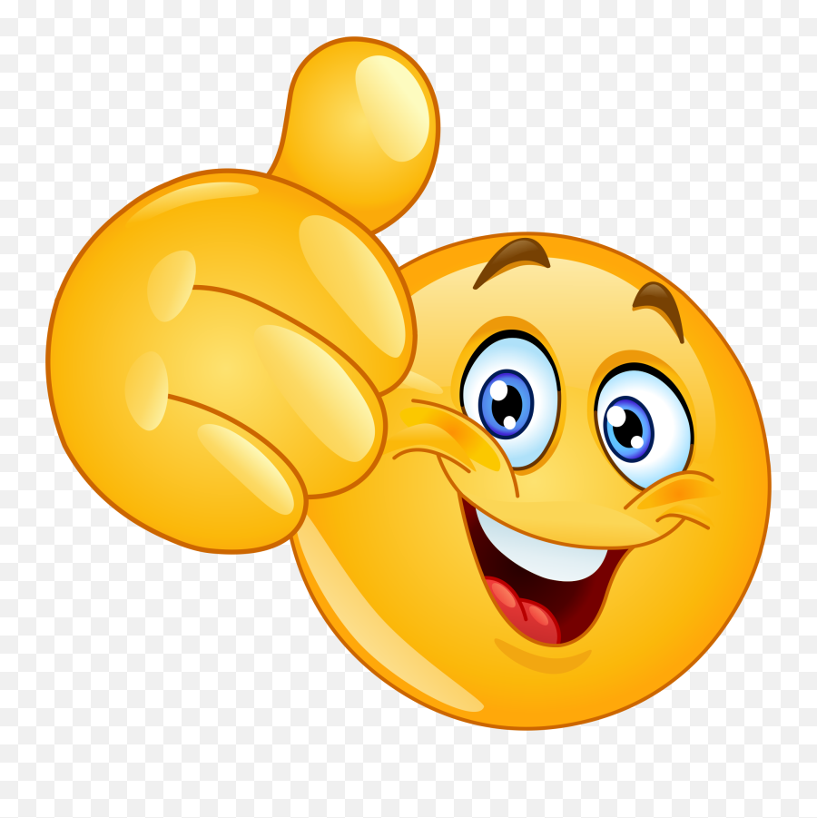 Smiley Face Thumbs Up Clipart Png Download - Smiley Face Animated Happy Face Emoji,Hula Emoji
