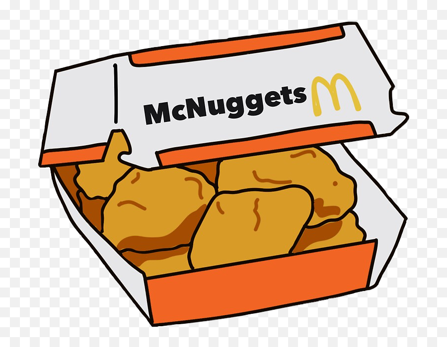 Mcdonalds Nugget Chickennuggets Aesthetic Cute Emoji,Fried Emotion
