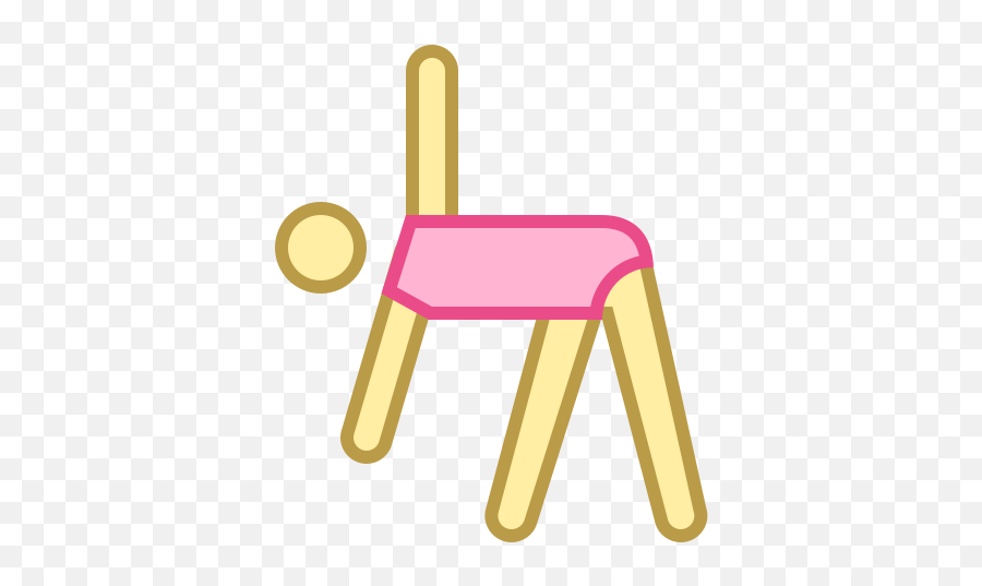 Gymnastics Icon In Office Style Emoji,Gymnast Emoji Svg