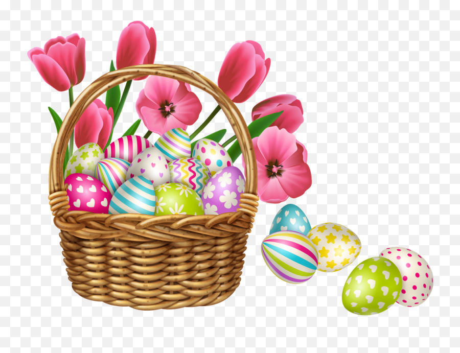 Vector Easter Egg Basket Png Transparent Image Png Mart Emoji,Easter Menu With Emojis