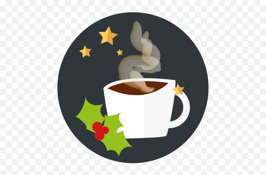 Christmas Coffee Mistletoe Free Icon Of Christmas Advent Emoji,Mistletoe Emoticon