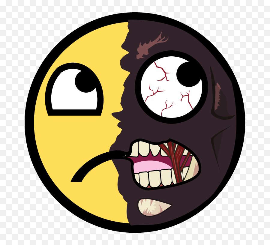 Smiley Two - Face Tshirt Emoticon Awesome Png Download Two Face Emoji,Crawling Emoticon