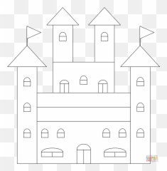 Castles Coloring Pages Free Printable Pictures Emoji,Castle Emoji