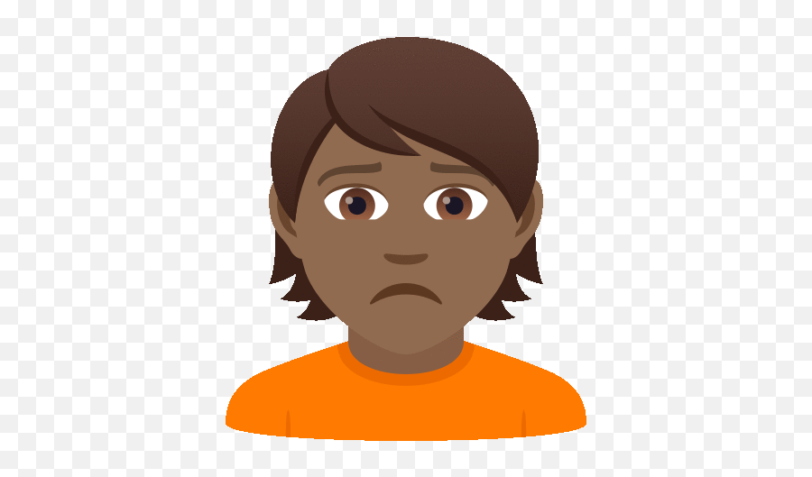 Frowning Joypixels Sticker - Frowning Joypixels Frown Emoji,Light Skin Boy Emoji