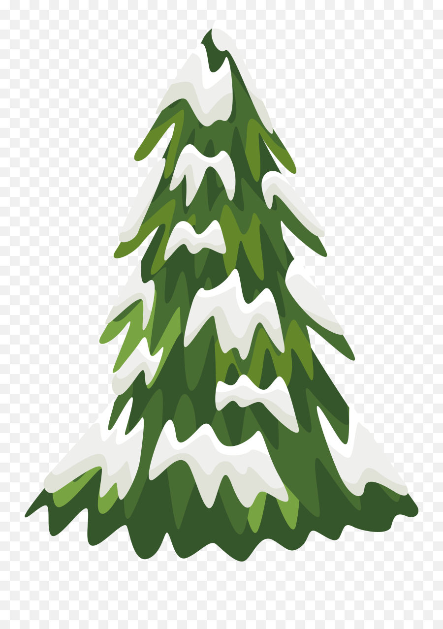 Snowy Trees Png Download Free Clip Art - Snow Tree Clipart Png Emoji,Pine Tree Emoji