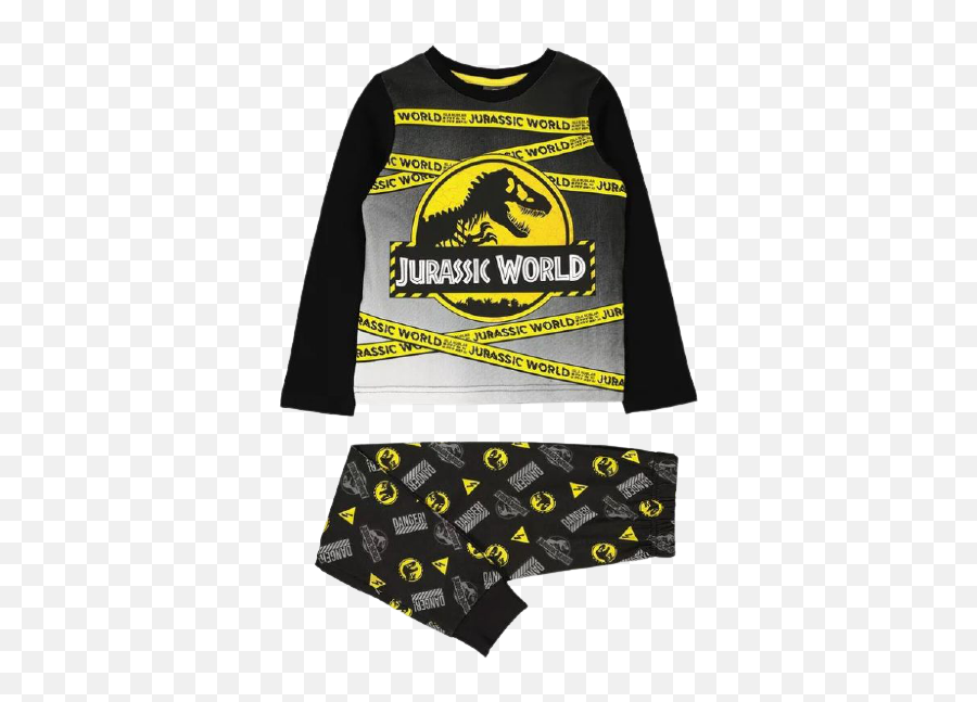 Jurassic World - Long Sleeve Emoji,Black Emoji Bedding