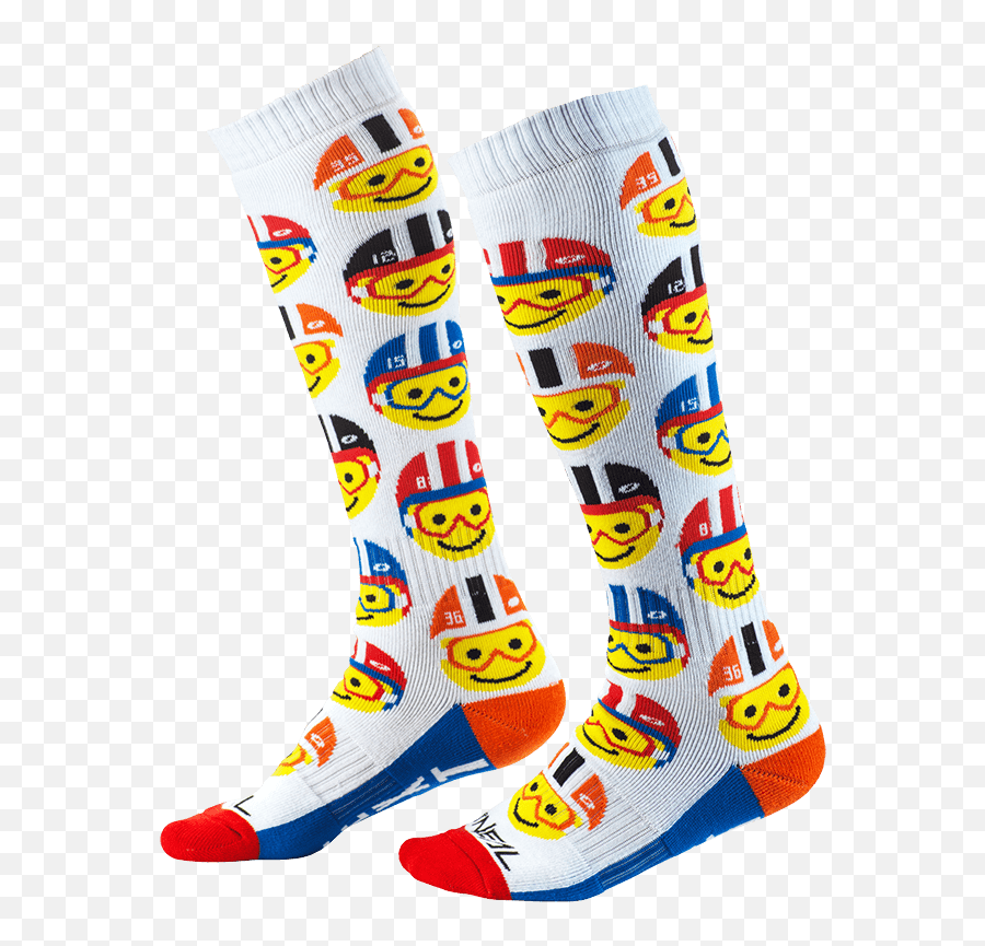 Ou0027neal Europe - Pro Mx Sock Youth Emoji Racer Multi One Size Dviratininku Kojines,Shoes Emoji