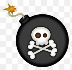 Skull Skulls Pirate Bomb Kaboom Sticker Emoji,Kaboom Emoji