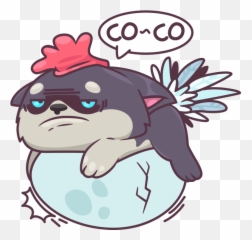 Hank The Husky By Telegram Messenger Llp - Fictional Character Emoji,Husky Emotions