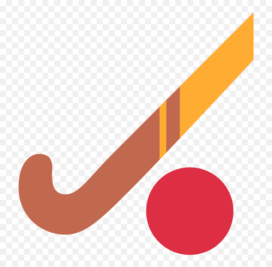 Field Hockey Emoji Clipart - Hockeystick Emoji Transparent,Free Hockey Emojis