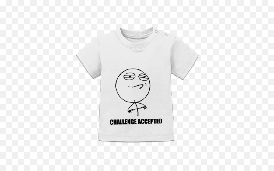 Challenge Accepted Meme Baby T - Supreme North Face One World Tee Emoji,Challenge Accepted Emoticon