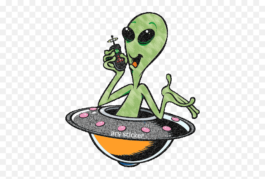 Alien Sticker Challenge On Picsart - Alien From Outer Space Drawing Emoji,Alien Emoji Gif