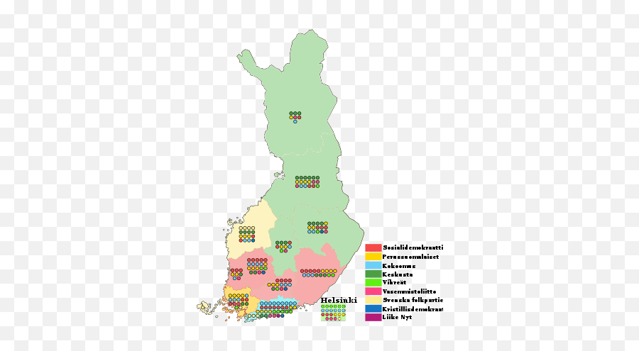 2019 Finnish Parliamentary Election - Wikipedia Finland Election Map 2019 Emoji,Finnish People Have No Emotions
