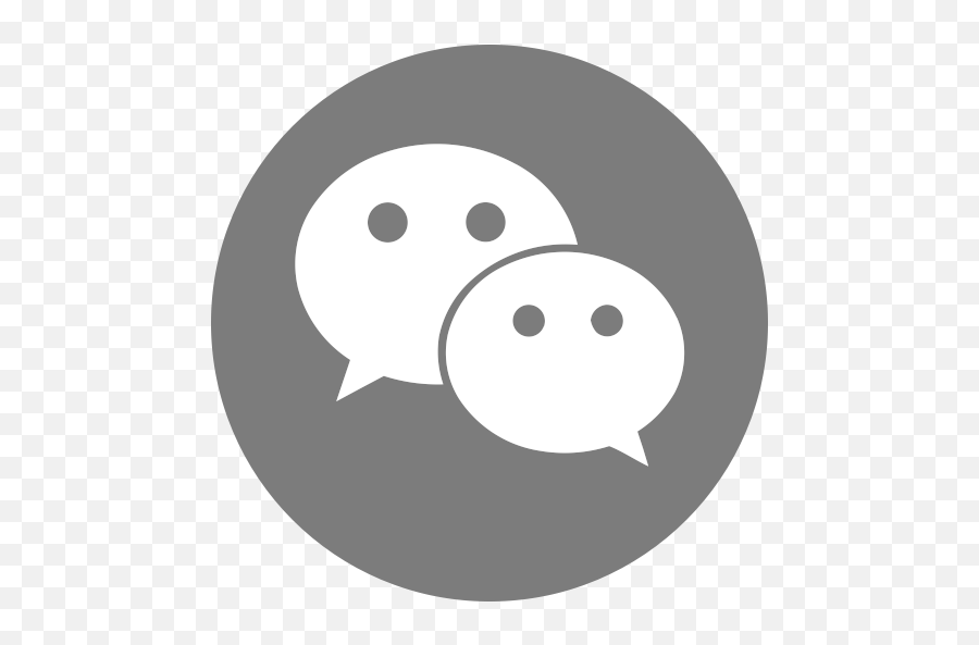 Chat Social We Icon - Wechat Logo Black Png Emoji,Zynga Chat Emoticons