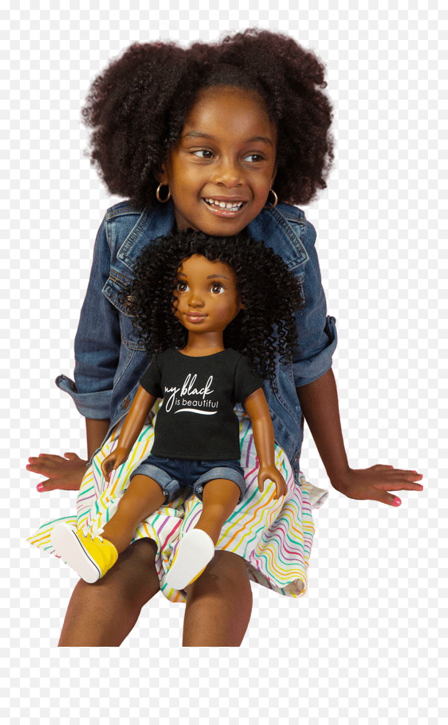 Healthy Roots Doll Zoe - Curly Emoji,Big Afros Emoticons