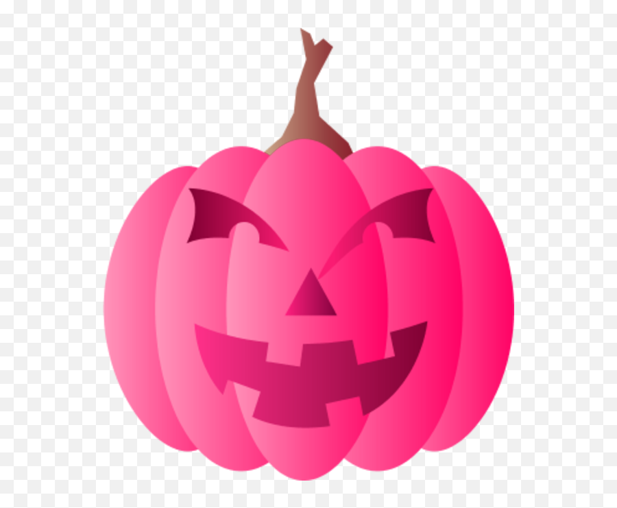 Download Pink Pumpkin Clipart - Halloween Clipart Pink Transparent Pink Pumpkin Png Emoji,Facebook Halloween Pumpkin Emoticon