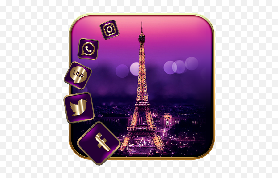 Gold Paris Eiffel Tower Love - Google Play Glitter Wallpaper Eiffel Tower Emoji,Is There An Eiffel Tower Emoji