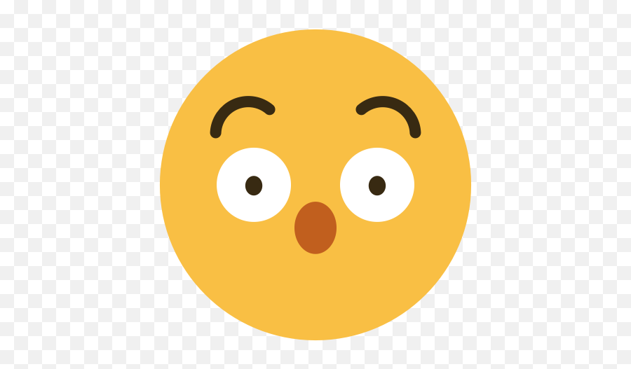 Emoji Emotion Face Feeling Wow Icon - Happy,Wow Emoji Face