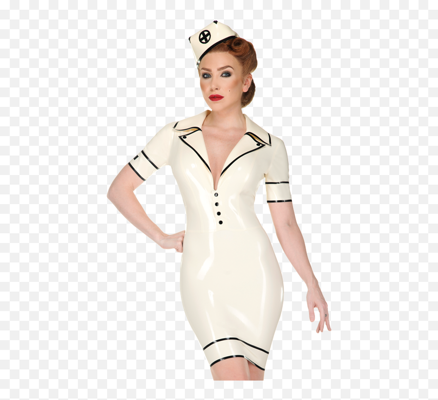 Black Cross Nurse Dress - Basic Dress Emoji,Nurse Uniform Color And Emotion