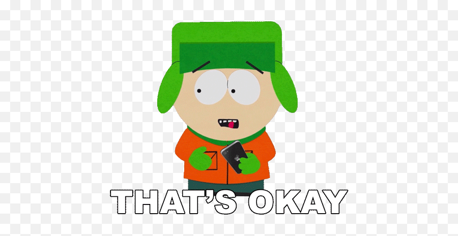 Thats Okay Kyle Broflovski Gif - Kyle South Park Pfp Gif Emoji,South Park Emojis For Android