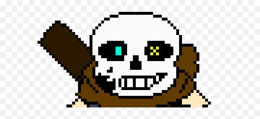 Pixel Art Gallery - Sans Head Emoji,Lawn Gnome Emoticon