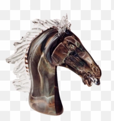 Glass Animals Lightwork Murano Glass Venetianriginanate - Murano Glass Horse Head Emoji,Lightworks Add Emoji
